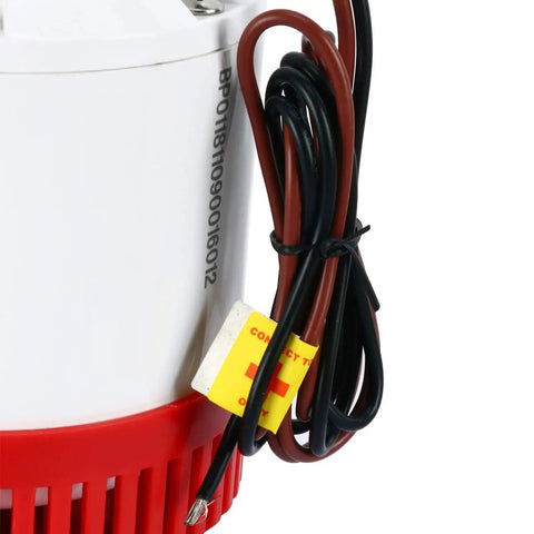 High Flow 3700 GPH 12V Boat Bilge Pump Submersible Marine Electric Pump For Fast Bilge Removal, Low Current Power, Compact Yet Beast Mode Design For Small Craft And Deep Bilges