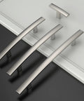 10 Pack Brushed Satin Nickel Cabinet Pulls 3 Inch Hole Centers Hardware For Cabinets Cupboards And Drawers Durable Zinc Alloy Handles