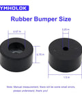 4 Pcs Rubber Feet Foot Mounts For Anti Vibration Pads showing dimensions for air compressors, generators, and pressure washers