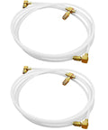 Convertible Top Hydraulic Fluid Hose Kit For Classic Ford Mustang Mercury Chevy Oldsmobile And More 2 Pcs on white background