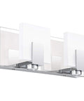 Dimmable Matte Black Bathroom Vanity Lights Over Mirror Modern LED Vanity Light 2 Light Fixtures Sleek Design