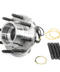 Front Wheel Bearing And Hub Assembly For 2011 To 2016 Ford F250 F350 Super Duty 4WD SRW with bolts and clips.