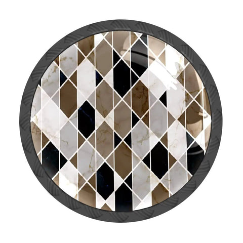Slick Vintage Marble Texture Drawer Knobs For Kitchen Cabinets And Dressers Including Solid Stainless Steel Screws Crystal Glass Pulls.