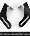 Two Pack Bench Grinder Tool Rest Brackets Nine Point Eight Four Inch Steel Protective Rest For Bench Grinder Polisher