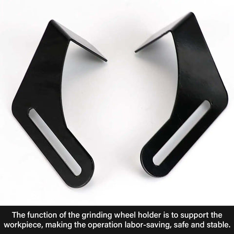 Two Pack Bench Grinder Tool Rest Brackets Nine Point Eight Four Inch Steel Protective Rest For Bench Grinder Polisher
