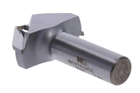 V Groove Router Bit 90 Degree Included Angle Carbide Tipped For Engraving Lettering Sign Making And Decorative Edges shown on side