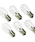 40 Watt 125V E17 Base Appliance Light Bulbs For Microwave Oven Refrigerator And Lava Lamp Six Pack Replacement 8206232A