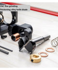 Aluminum Alloy 35mm Milling Cutter Kit For Hinge Fixtures With Clip Drill Bit Drilling Guide Hole Locator For Woodworking Cabinets And Furniture Installations Side And End Milling DIY Friendly And Easy To Use Precise Hole Alignment. CNC fine grinding hinge drill bits and accessories