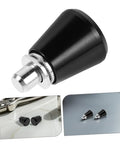 Heavy Duty 4 Pack Black Metal Spring Loaded Catch Pins With Reliable Locking Grip And Wear Resistant Surface Hardening for Industrial Assembly Mechanical Units And Electronic Jigs You Can Count On, featuring a close-up of a black pin with metal base.