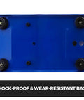 Pro Grade 1/4 Hvac Vacuum Pump Pulls A Sweet 2.5 Cfm Draw base with shock-proof design and durable wheels for easy movement.