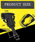 8 Pack Front Windshield Washer Nozzles Spray Jet Kit For Chrysler And Dodge Cars size dimensions illustration