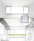 18 Inch Vanity Light Bar Flush Mount For Bathrooms, Dimmable, 3 CCT Colors 3000K To 5000K, Energy Star, ETL Listed, 2 Pack