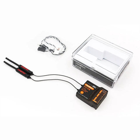 FTr12B receiver from 18 Channel RC Transmitter With 2.4G Link And 3.5 Inch TFT Touch Screen For RC Cars Boats Drones FPV Pro Grade Control