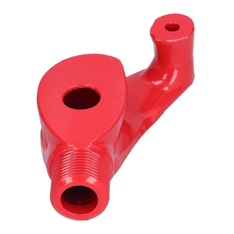 Heavy Duty Cast Iron Pipe Bender And Conduit Former For Electric Wires and Aluminum Alloy close-up view, red color, durable design.