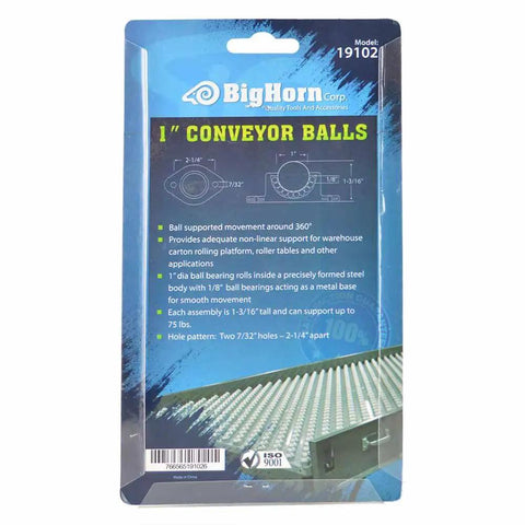 Heavy Duty 1 Inch Conveyor Roller Ball Transfer Bearings With 360 Degree Rotation Built Tough As A True Workhorse For Warehouse Carton Rolling Platforms And Roller Tables Delivers A Smooth Rollout And Rock Solid Reliability Per Set Of Six