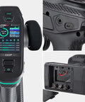 10 Channel RC Transmitter And Receiver Kit With HD Color Screen And 12 Lights P10FG And P6DCG Receivers showing color display and ports