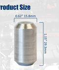 Two Piece Bellhousing Alignment Dowel Pins Set For LS LT Small Block And Big Block V8 Engines, Size: Ø0.620 in x 1.150 in