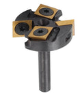 Top Tier High Performance Slab Flattening Router Bit For CNC With 1 3/8 Inch Cut Diameter And Sturdy 1 4 Inch Shank, tungsten steel material.
