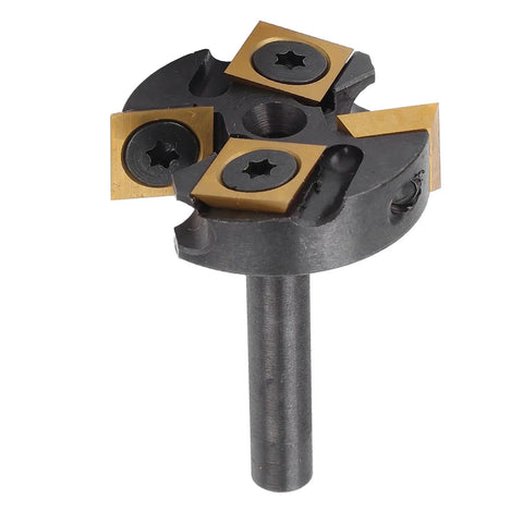 Top Tier High Performance Slab Flattening Router Bit For CNC With 1 3/8 Inch Cut Diameter And Sturdy 1 4 Inch Shank, tungsten steel material.