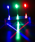 Color Mixing LED Optics Kit For Kids, Hands On Ray Box Experiments In Reflection And Refraction With Red Green Blue LEDs Pack
