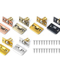 Assorted Adjustable Brass Door Catch Ball Catch For Interior Doors Hidden Invisible Mount with screws
