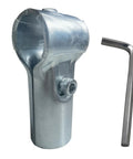 Six Pack End Rail Clamps For Three Quarter Inch EMT Conduit Galvanized Stainless Steel T Clamps with included hex key