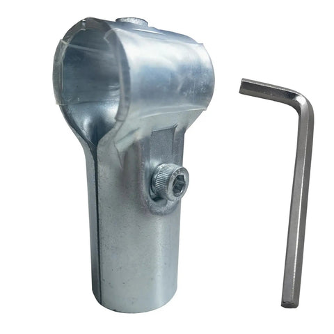 Six Pack End Rail Clamps For Three Quarter Inch EMT Conduit Galvanized Stainless Steel T Clamps with included hex key