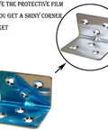 Stainless Steel Corner Braces 40 Pack 1.5 Inch Wide 1.2 X 1.2 Inch Small Corner Brackets For Wood Furniture 90 Degree L Shaped Brackets