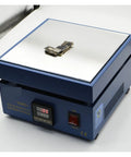 Pro Grade 850W Soldering And Desoldering Station With Digital Preheat Hot Plate 200x200mm with LCD Display and PCB board