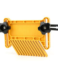Premium Woodworking Feather Board Set For Router Tables And Table Saws, yellow, 166mm by 90mm, keeps planks locked down.