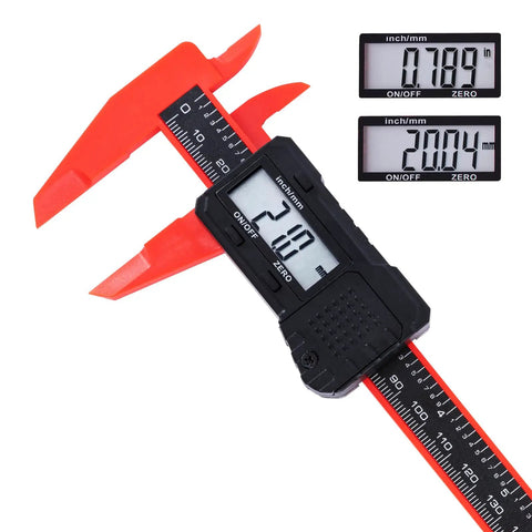 Digital Caliper 6 Inch With Crisp LCD Display Inch And Millimeter Conversion Auto Off Durable ABS Body Handy Precision Tool For DIY
