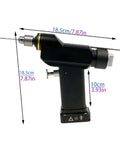 Top Shelf Electric Cannulated Drill For Veterinary Bone Surgery featuring ergonomic grip and precise drill bit, dimensions 18.5cm x 10cm.