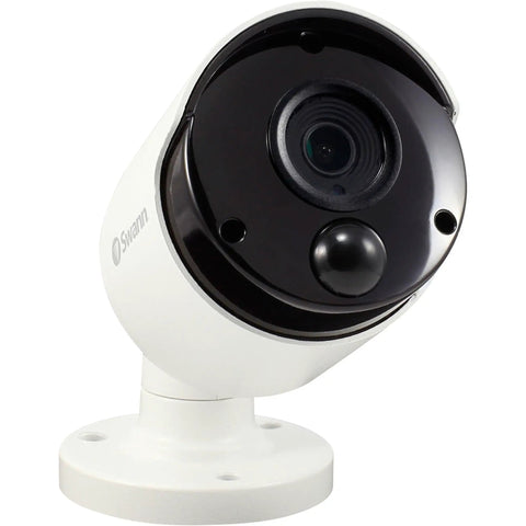 4K Ultra HD True Detect Outdoor Bullet Security Camera, Crisp Night Vision Up To 150ft, 90 Degree Field Of View, IP66 Weatherproof