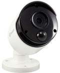 4K Ultra HD True Detect Outdoor Bullet Security Camera, crisp night vision up to 150ft, IP66 weatherproof design