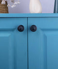 Matte Black Round Cabinet Knobs 10 Pack Zinc Alloy With Floral Design 1.4 Inch Diameter Drawer Knobs With Included Screws For Cabinets And Dressers