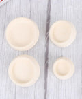 4pcs Rubber Sink Stopper White with Hanging Ring for Laundry Bathtubs, set of four durable rubber stoppers for sinks.