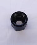Top Shelf ER16 Collet Nut Locknut for Heavy Duty CNC Milling, black hardened steel, designed for secure clamping.