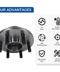 Front Wheel Hub Bearing Assembly 515032 RWD Fit For 1997-2004 Dodge Dakota And 1999-2003 Durango with advantage icons