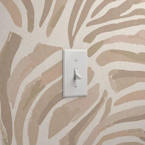Total Knockout Modern Animal Print Vinyl Wallpaper Featuring A Slick Leather Texture Dang Durability Commercial Grade Wallcovering Easy Paste Install Home Upgrade with light switch on wall