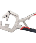 Heavy Duty Chrome Steel Welding Clamps With 270 Degree Rotating Jaws For Pipes 1-3 Inches featuring non slip grip handles.