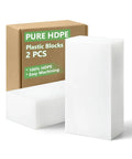 High Density Polyethylene Blocks 6 By 3 By 2 Inches 100 Percent Virgin Solid Plastic Precision Cut For CNC Machining Food Safe Engineered For DIY Projects And Pro Builds Two Blocks Included