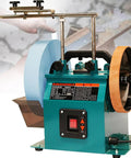Top Shelf Electric Knife Sharpener And Honing Station With Water Cooled Low Speed Grinding Wheel and dual rest setup view.