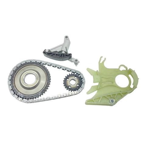 Premium Steel Timing Chain And Oil Pump Kit Works For BMW X1 X3 X4 X5 Z4 Rides N20 N26 Point Zero Liter Engines Boost Engine Health Keep Smooth Cruising Anytime With Long Term Longevity And Plus Big Bucks Saved On Stiff Fixes Today. timing chain kit with tensioner and guides