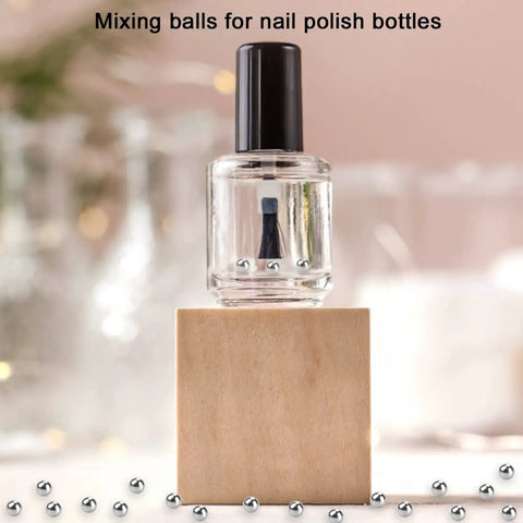 300 Pieces 0.22 Inch 304 Stainless Steel Paint Mixing Balls Pro Grade Agitator Beads For Acrylic Paints Nail Polish Epoxy Resin Crafts Durable For Fast Even Mixing, nail polish bottle with beads