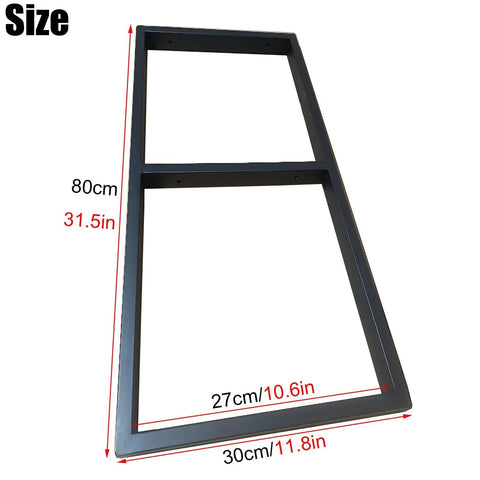 Rock Solid Heavy Duty Ceiling Mount Floating Shelf Brackets With Reinforced Double Layer Steel Support and Quick Install Hardware For Kitchen Living Room Home Decor size 80cm x 30cm black frame