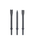 Extra Long 7 Inch Air Chisel Set 3 Piece With Flat Bolt Cutter And Tapered Punch Chisels For Quick Demolition, Sheet Metal Ripping