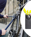 2 Pack Anti Theft Vibration Alarm With 110dB Loud Siren And Adjustable Sensitivity Motion Sensor Built In For Doors Windows Bikes Motorcycles RVs And More Keeps Your Gear Safe While You Roll Park Or Chill. Black wireless bike alarm with 110dB siren