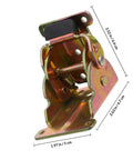 4 Pack Self Locking Folding Hinges For Tables And Cabinets Heavy Duty Iron Hardware In Golden Color Built To Last For Home And Office Use