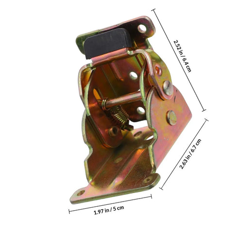 4 Pack Self Locking Folding Hinges For Tables And Cabinets Heavy Duty Iron Hardware In Golden Color Built To Last For Home And Office Use