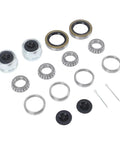 Trailer Axle Bearing Kit For Boat Trailers, 2 Sets 16 PCS, Wheel Bearings, Grease Seals And Dust Caps, Beefed Up Replacement